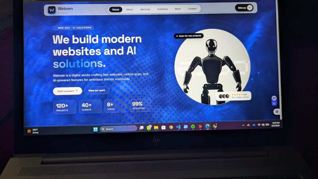 Webven Studio, web design & development